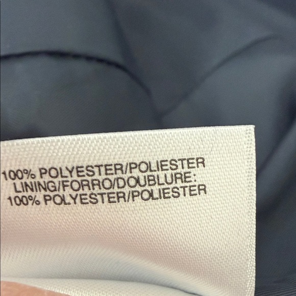 Le Suit Navy Blue Herringbone Two-piece Suit blazer and trousers New with tags - Picture 14 of 14